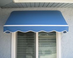 Blue Window Canopy installed by Inter Trade Incorporated